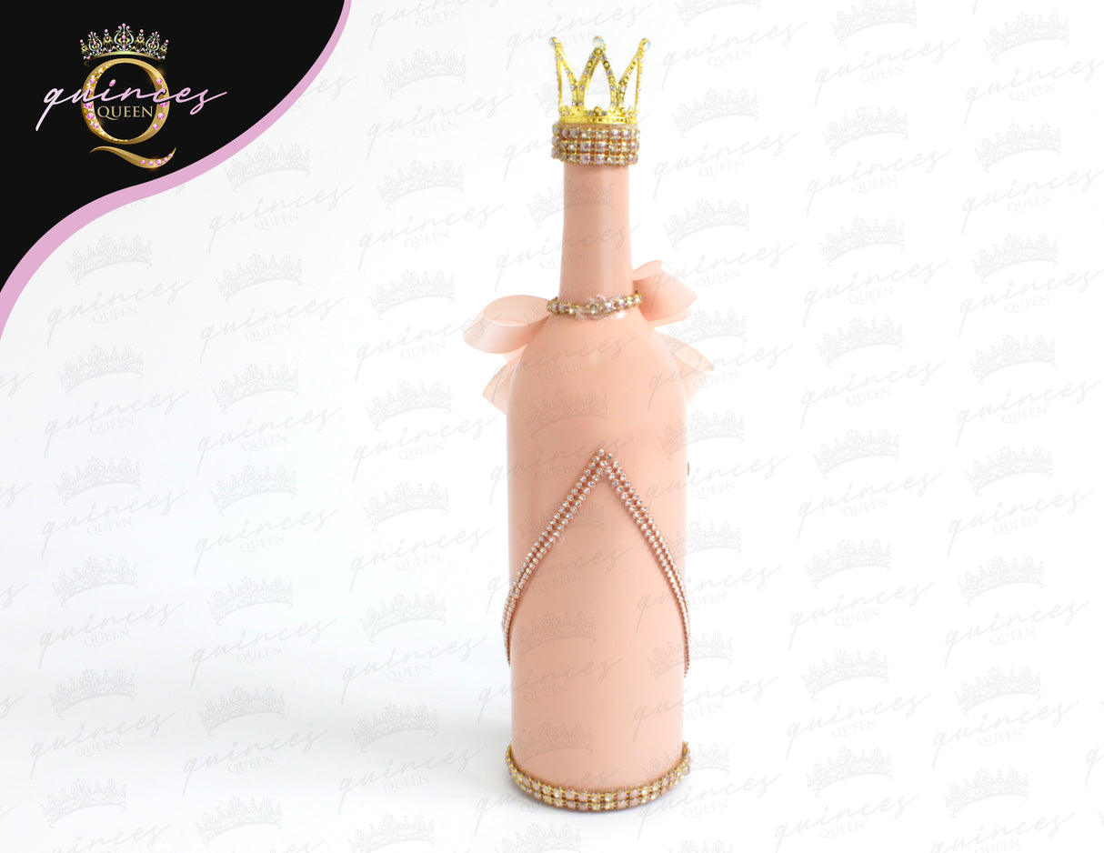 Custom CHampagne Bottle & 2 Glasses