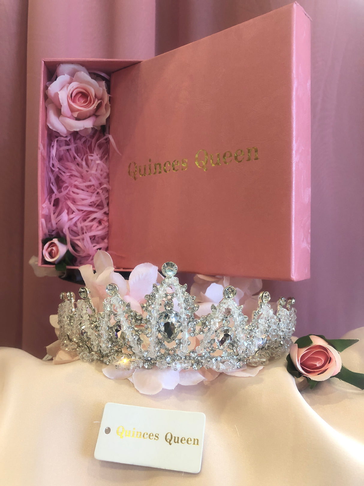 Dazzling Crystal Half Crown