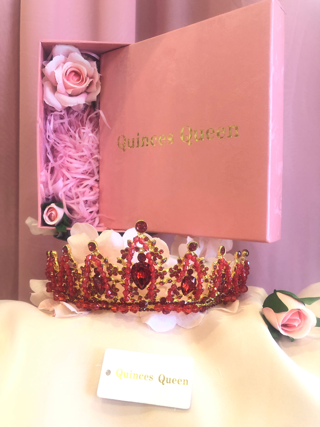 Dazzling Crystal Half Crown