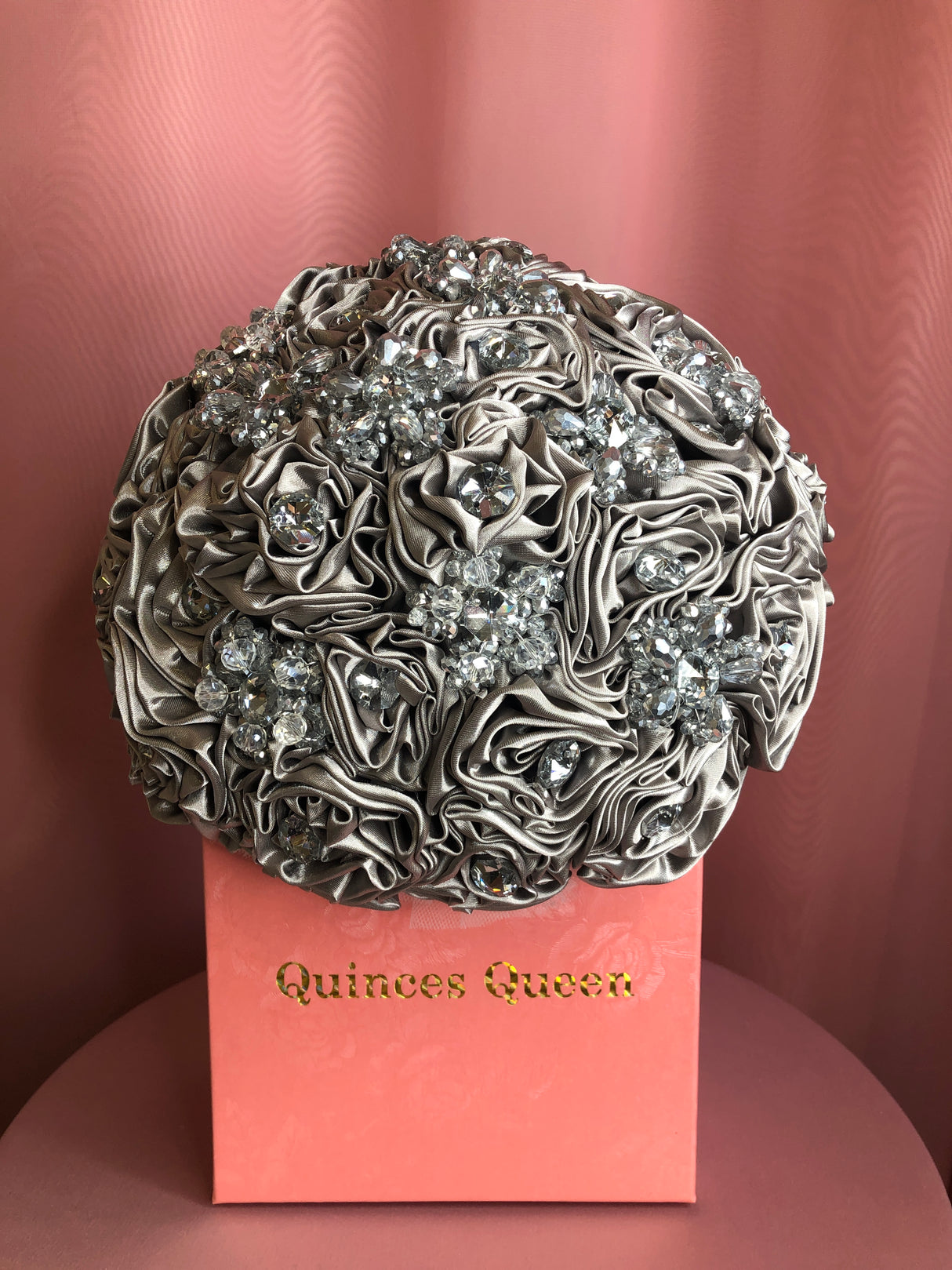 Radiant Silver Flowers Bouquet