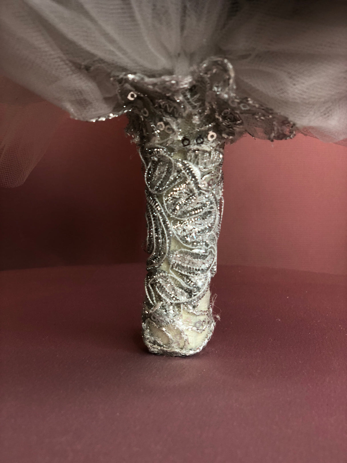 Radiant Silver Flowers Bouquet