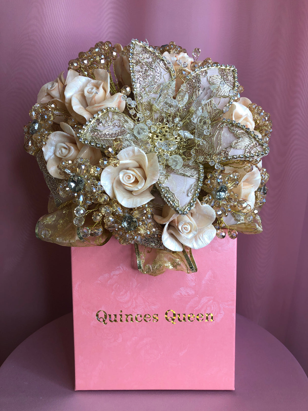 Gold Crystals Bouquet