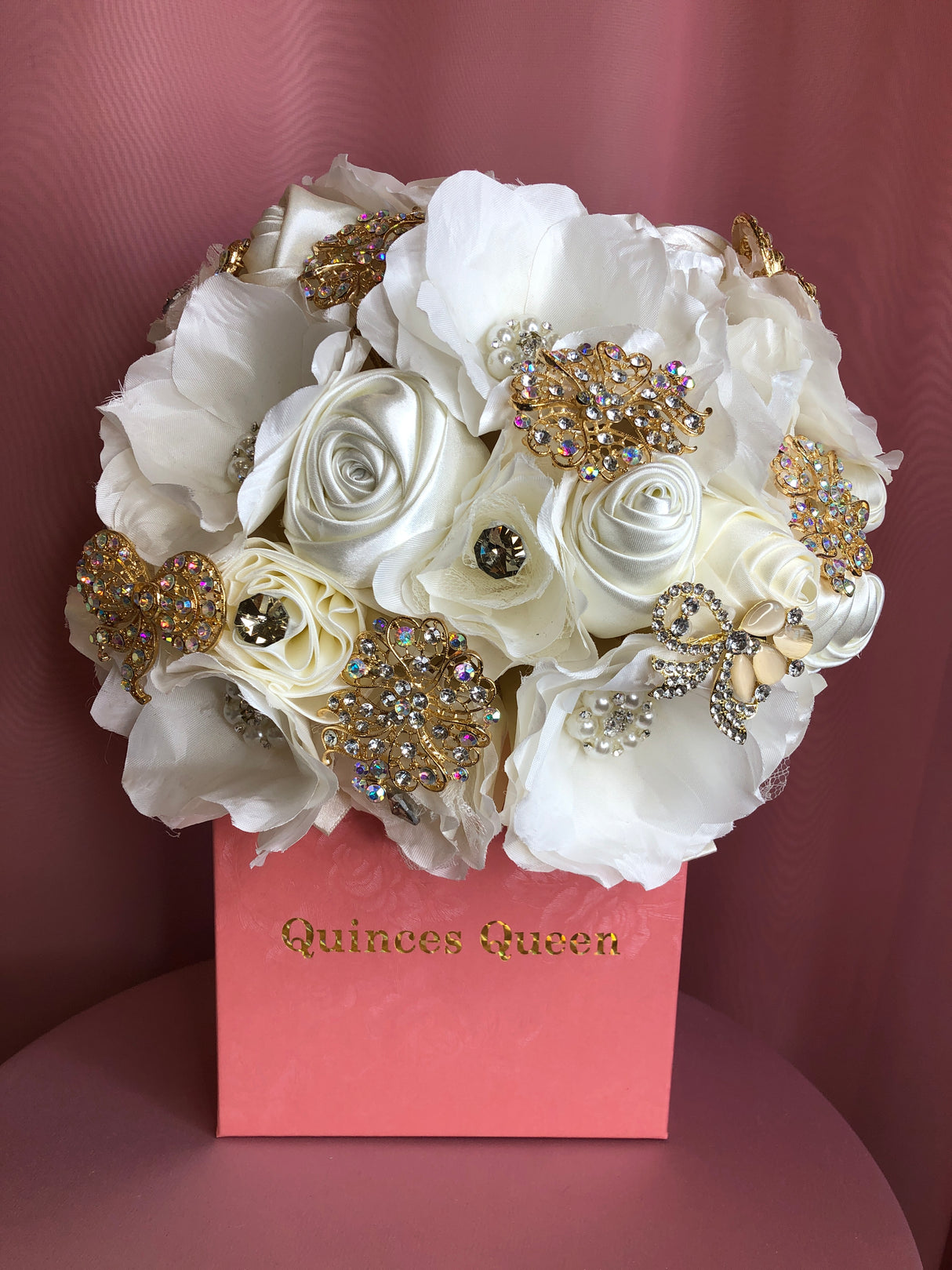 Ivory and White Flowers Bouquet