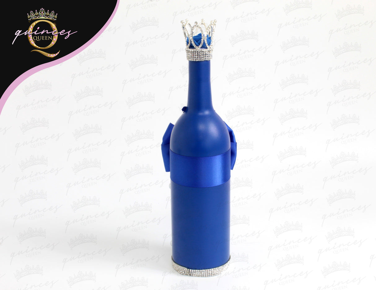 Custom CHampagne Bottle & 2 Glasses